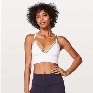 Lululemon Pushing Limits Bra - White